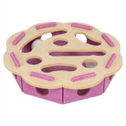 Trixie Hole'n'roll Bloem Vilt Roze / Beige 30X30X7,5 CM