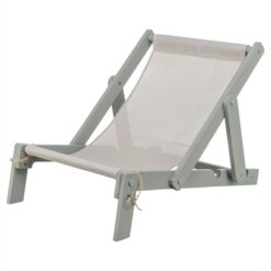 Trixie Strandstoel Hout Grijs 51X33X37 CM