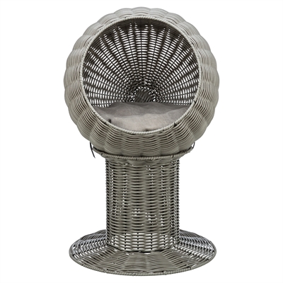 Trixie Kattenmand Amalia Rond Polyrattan Grijs 42X42X70 CM