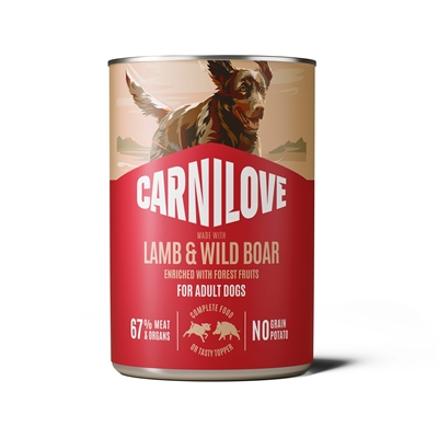 Carnilove Can Lamb / Wild Boar 6X400 GR