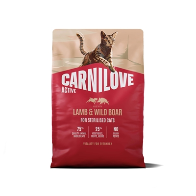 Carnilove Active Adult Sterilised All Breeds Lamb / Wild Boar 2 KG