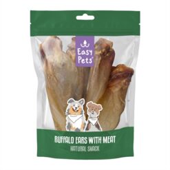 Easypets Buffalo Oren Met Vlees 4 St