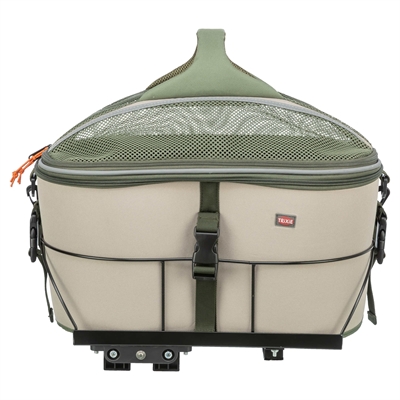 Trixie Fietsmand Voor Bagagedrager Polyester Olijfgroen / Beige 46X33X40 CM