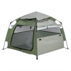 Trixie Hondentent Pop-Up Olijfgroen / Beige 100X100X80 CM