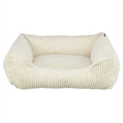 Trixie Vital Hondenmand Jonna Hoekig Ribfluweel Creme 100X70 CM