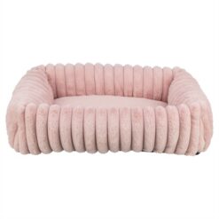 Trixie Hondenmand Lonni Hoekig Ribfluweel Roze 100X70 CM