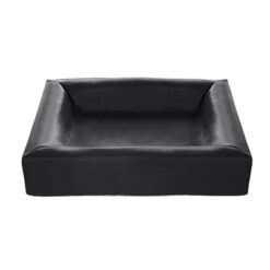 Bia Bed Kunstleer Hoes Hondenmand Zwart Bia-4 85X70X15 CM