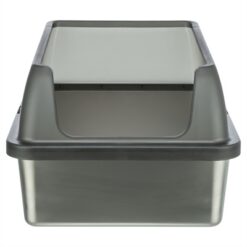 Trixie Kattenbak Rvs Met Rand Grijs 40X52X29 CM