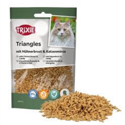 Trixie Triangles Met Kippenborst En Catnip 50 GR
