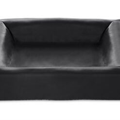 Bia Bed Kunstleer Hoes Hondenmand Zwart Bia-3 70X60X15 CM