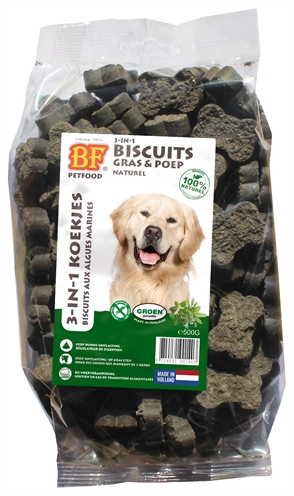 Bf Petfood 3 In 1 Hondenmineralenkoekjes Kruiden 500 GR
