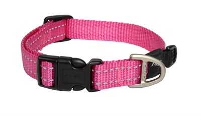Rogz For Dogs Snake Halsband Roze 16 Mmx26-40 CM