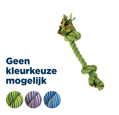 Happy Pet Flossin Fun 2 Knoop Small 28X6X6 CM