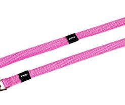Rogz For Dogs Snake Long Lijn Roze 16 Mmx1,8 Mtr