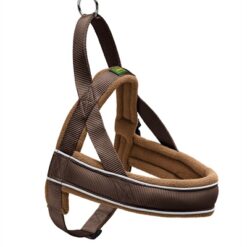 Hunter Harnas Norweger Racing Nylon Bruin / Cognac Large 62-75X2,5 CM