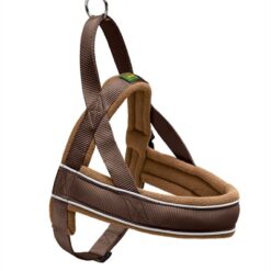 Hunter Harnas Norweger Racing Nylon Bruin / Cognac XL 72-90X3,8 CM