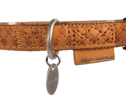 Macleather Halsband Bruin 45-70X2,5 CM