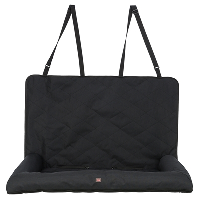 Trixie Autostoel Kussen Dubbel Zwart 95X50X10 CM
