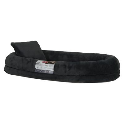 Zolux Expert Hondenmand Gaia Met Kussentje Ovaal Grijs 110X60,5X17 CM