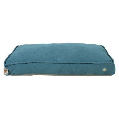 Zolux Hondenkussen Toscane Hoekig Gerecyclede Vulling Blauw 129X79X24 CM