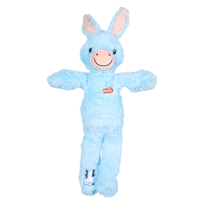 Zolux Furry Farm Ezel Hassan Pluche Met Touw Blauw 38X21X6 CM