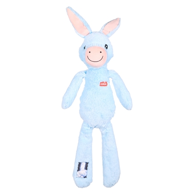 Zolux Furry Farm Ezel Hassan Pluche Met Touw Blauw 69X23X9,5 CM