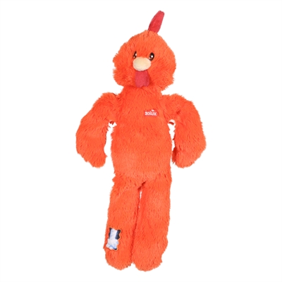 Zolux Furry Farm Haan Brock Pluche Met Touw Oranje 36,5X16X6 CM