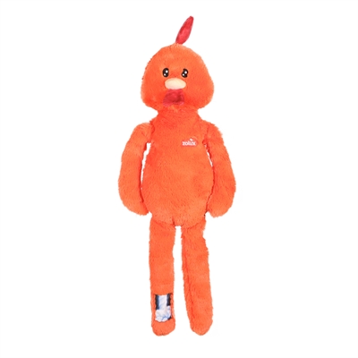 Zolux Furry Farm Haan Brock Pluche Met Touw Oranje 67X24X11 CM