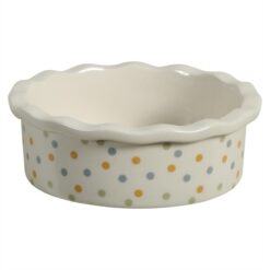 Zolux Voerbak Cosy Gestipt Keramiek Wit 10X10X3,5 CM 100 ML