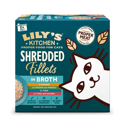 Lily'S Kitchen Shredded Fillets Multipack 8X70 GR