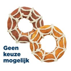 Trixie Halloween Donut Met Kippenborst En Eendenborst 8,5X8,5X2 CM 70 GR
